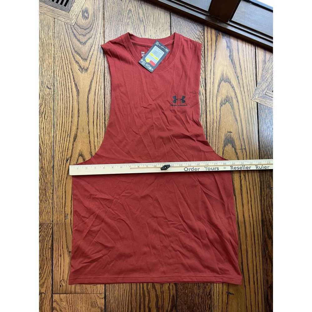 Under Armour 1329286 Men's UA Sportstyle Left Chest Cut-Off Tank Top Size Medium - Picture 5 of 5